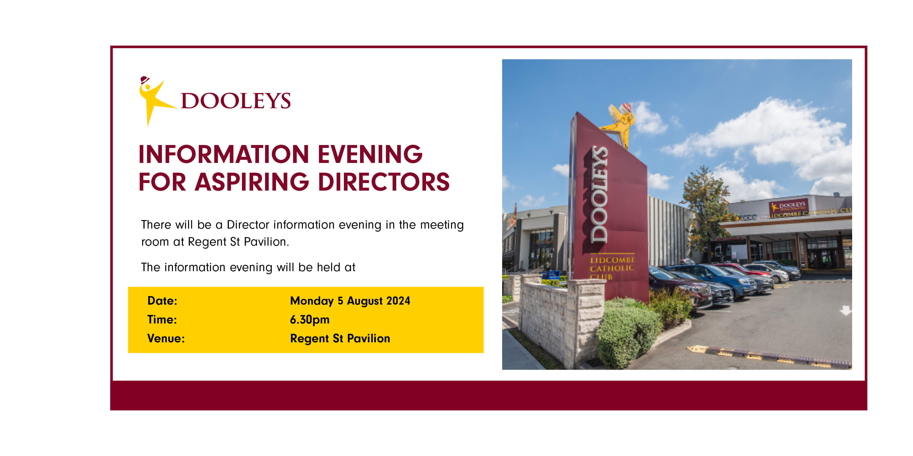 Social & Entertainment Club Sydney DOOLEYS Club